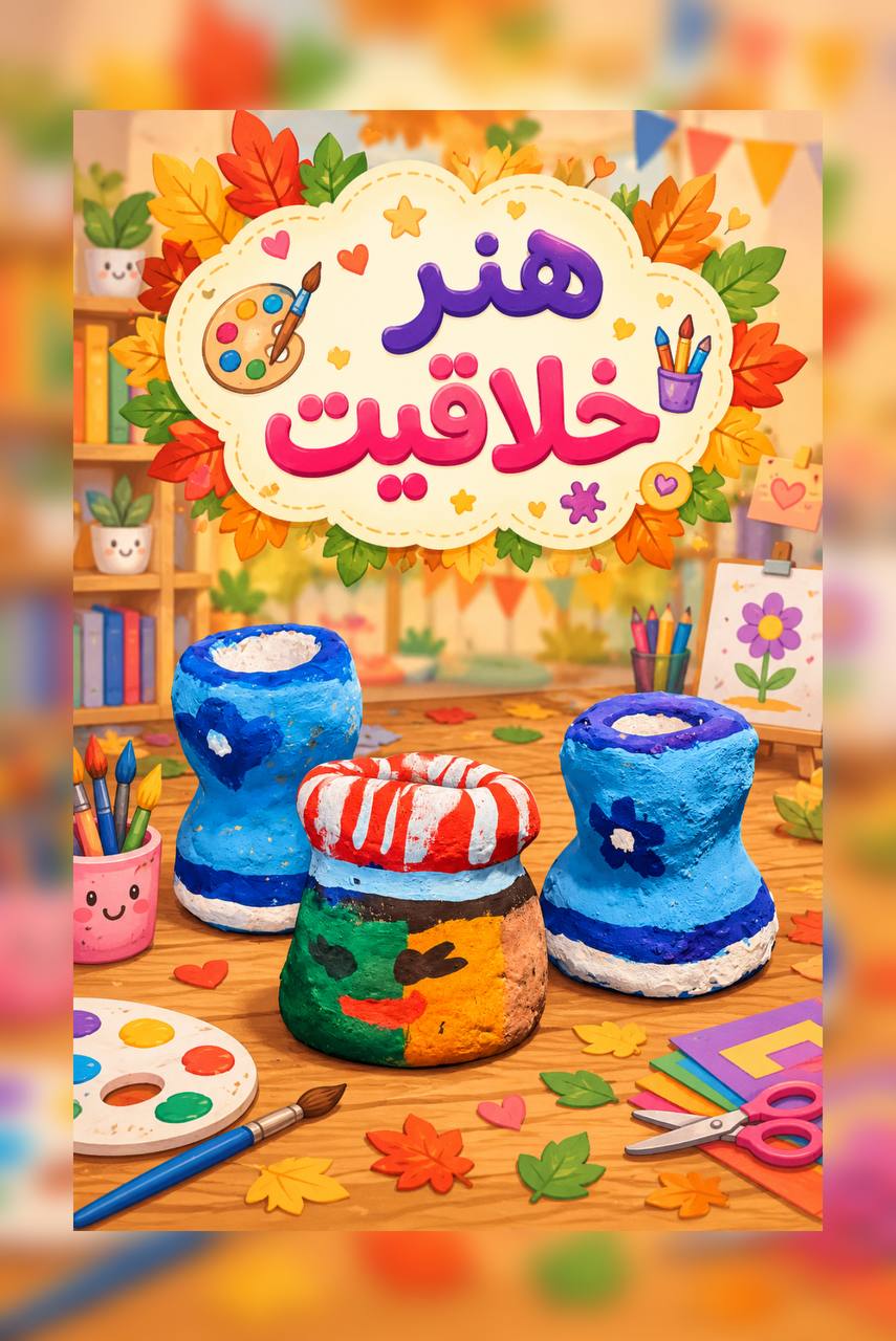 هنر و خلاقیت (کار با سفال)